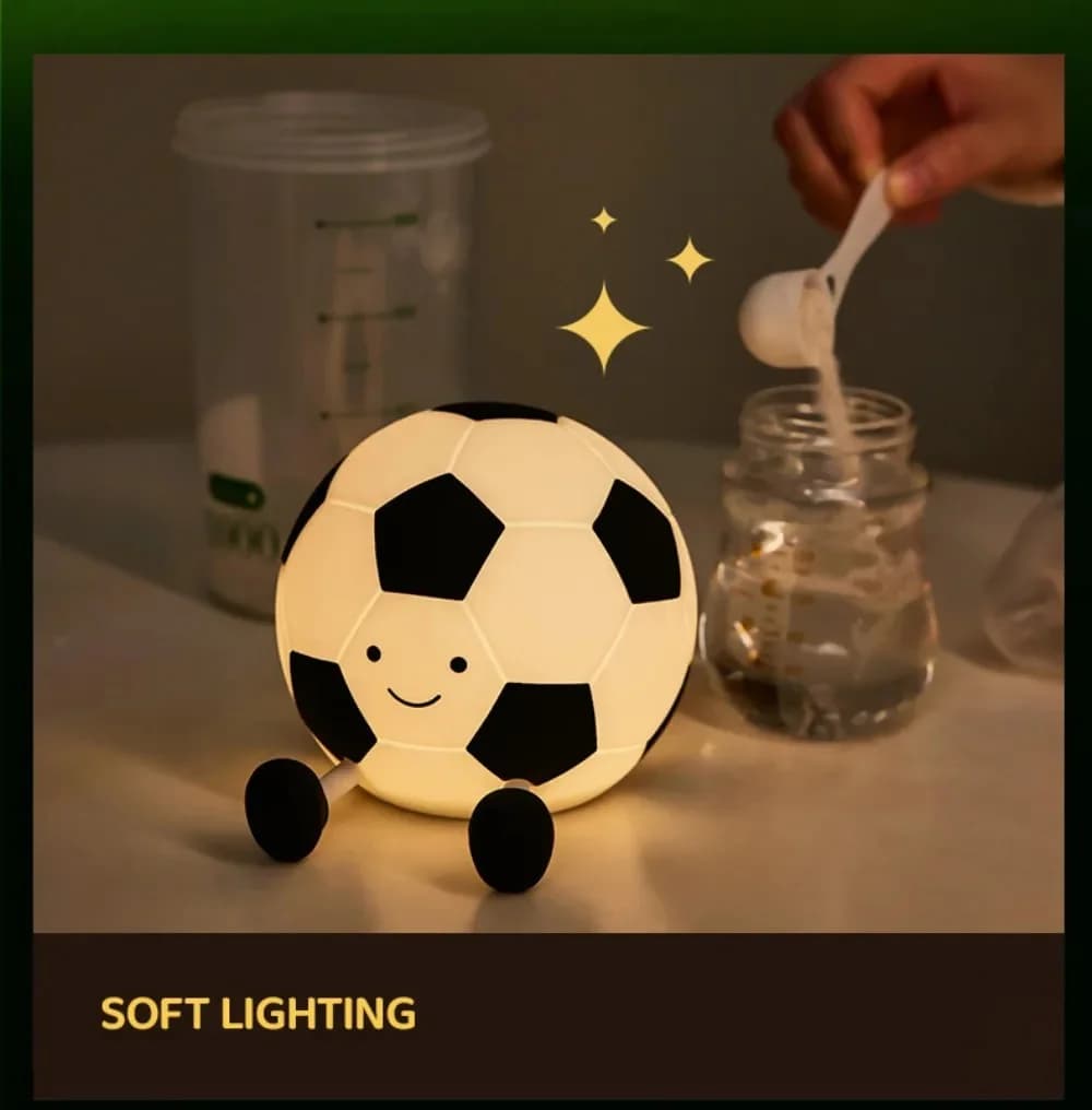 Şarj Edilebilir Silikon Futbol Geceliği, RGB Ayarlanabilir