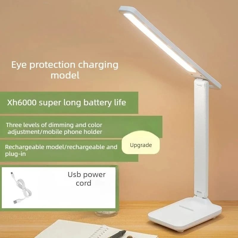 Telefon Standlı Katlanabilir USB Şarjlı LED Masa Lambası