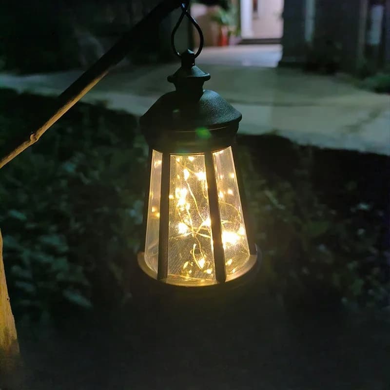 Su Geçirmez Güneş Enerjili LED Fener Dizisi