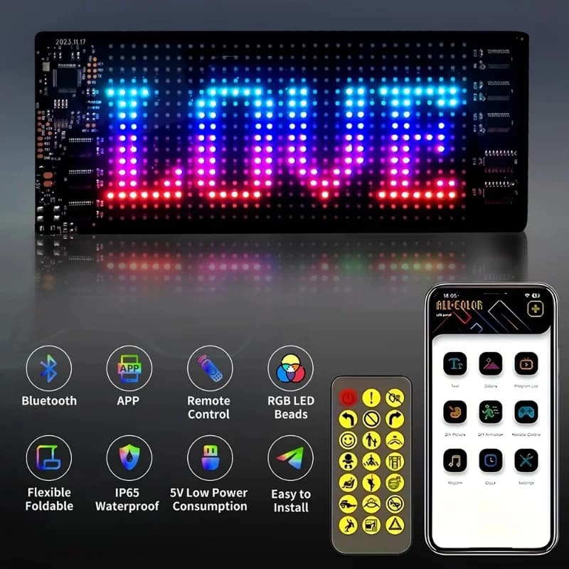 Programlanabilir Esnek LED Piksel Ekran Tabelası